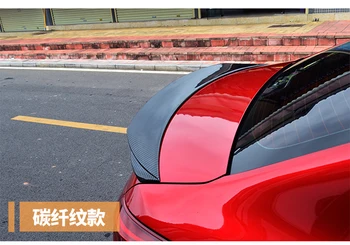 ABS Plastmasas Gruntējuma Krāsu Aizmugures Kārbas Ārējie Spoilers Auto Daļas Mazda 3 Axela Sedans 4 Durvis 2016 2017