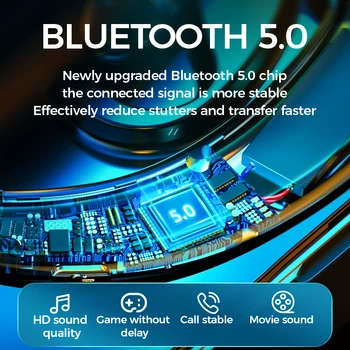 Bezvadu austiņas 5.0 Bluetooth Austiņas Kaula Vadāmība Austiņas Bezvadu Sporta Ūdensizturīgs Austiņas Priekš iPhone, Samsung ipx5 1292