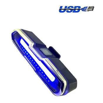 LED Bike Astes Gaismas Red & Blue USB Lādējamu Ūdensizturīgs Super Spilgti Daudzfunkcionāls Ārkārtas Gaismas 16656