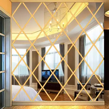 Spoguļa uzlīmes akrila apdares DIY MĪLESTĪBA 3D Uzlīmes Spoguļa Uzlīmes Mājās dzīvo jamo istabu Apdare
