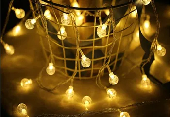 āra burbuļbumba led string gaismas 4m 20leds pasaku, ziemassvētku lampas, mājas kāzu puse, apdare, terases gaismas AC 220V/110V 8316