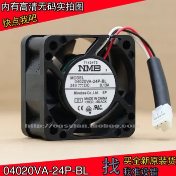 04020VA-24P-BL patiesu NMB 4020 24V 0.13 A 4cm septiņas sērijas ventilatoru Sichuan 40×40×20mm dzesēšanas ventilatoru, dzesētāju