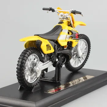 1/18 mēroga mini No. 119 SUZUKI RM250 netīrumiem bikes Motokrosa MX AMA Velosipēdu superbike metāla lējumiem motocikla modeli Rotaļlietas zēniem