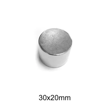 1/2/3PCS 30x20 mm Spēcīgu Cilindru retzemju Magnēts 30mmX20mm Kārta Neodīma Magnēti 30x20mm Lielu Magnētu Disku 30*20 mm N35