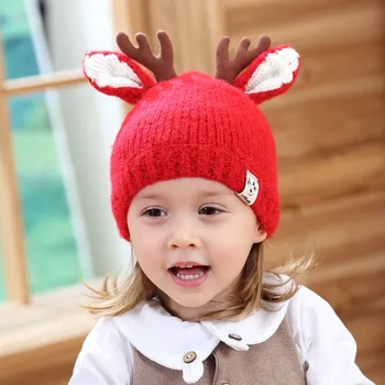 1-4 Gadus vecs Zīdainis Zēni Meitenes Beanie Cepures Adītas Siltas Ziemassvētku Cepures Bērniem, Rudens Ziemas Meiteņu Cepures Toddler Zēni Meitenes gorro