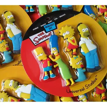 1 Iestatiet Amerikāņu Simpsons Cartoon Radošo Ledusskapja Magnēts, Mājas Apdare, Ledusskapis Uzlīmes Agrīnās Izglītības Tāfeles Magnēts