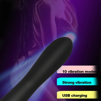 10 ātruma Mīksto burvju Smart wand spēcīgs, liels, Vibratori stick ķermeņa Masieris Sieviete Lesbiete Klitoru Stimulēt Masturbator seksa rotaļlietas