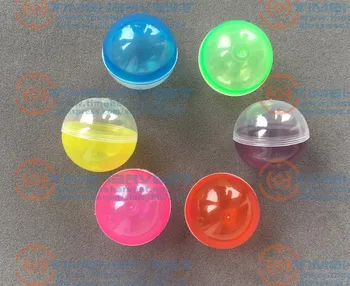 100 gab./ maisiņā, kapsulas 32mm vai 50mm kapsulas vāciņš multicolor kārtu gadījumā tukšas plastmasas bumbu Rotaļlietu Tirdzniecības Automāts