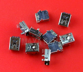 100PCS/DAUDZ Jaunu Mini USB ligzda/spraudnis/pieslēgvietas chargering ostas PS3 bezvadu Kontrolieris micro usb uzlādes ligzda ostas OCGAME 4098