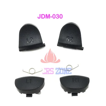 100Sets Nomaiņa JDS 030 JDM-030 Rezerves Daļas, Pogas, L1 R1 PS4 Kontrolieris L2 R2 Izraisīt
