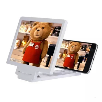 100x DHL Bez 3D Mobilo Telefonu Tālummaiņas Palielināmā Stikla Divviru Mobilais HD Ekrāna Lupa Pastiprinātājs iPhone viedtālrunis