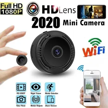 1080P HD IP mini kameras bezvadu Wifi drošības tālvadības uzraudzības nakts redzamības slēptās mobilo noteikšanas kameras