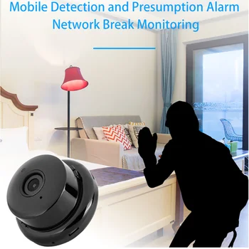 1080P Wifi Kameru V380 Mini IP Kameras Bezvadu Infrasarkano Nakts Redzamības Kustības detektors 2-Way Audio Motion Tracker Home Security