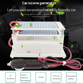 10G Mini Ozona Ģenerators Auto ozona ģenerators gaisa attīrītājs Sterilizācija Noņemt smarža Ozona gaisa dezinfekcija svaigi ierīces