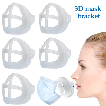10Pcs 3D Maska Turētājs Atkārtoti Lūpu Stāvēt Iekšējo Atbalstu Deguna Palielināt elpu Mutes Vāka Turētājs