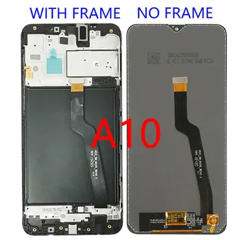 10Pcs daudz Oriģināls 6.2 collu LCD Samsung Galaxy A10 A105 SM-A105F LCD Ekrānu nomaiņa Digitizer Montāža