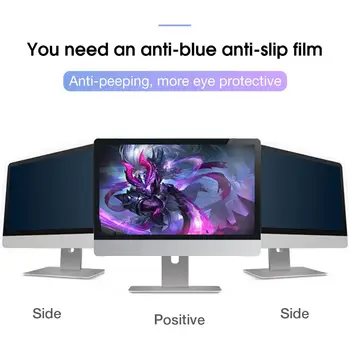 12.5-15.6-inch galda Datora Monitoru Vispārējo Privātuma Filtrs Anti-Zilā Filmas Ekrāna Aizsargs, 30 Grādu Anti-Palūrēt