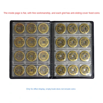 120 Gabali 10 Lapas Naudu, Grāmatu, Monētu Uzglabāšanai Albums Monētām Turētājs Kolekcija Grāmatas Augstas Kvalitātes Karaliskā Monētu Kolekcijas Kataloga