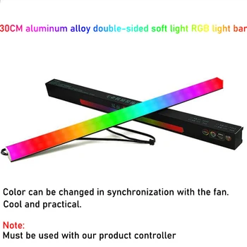 120mm PC Datora RGB Pielāgot LED Fan Cooler 12V 6Pin Klusa Dzesēšanas Tālvadības Heatsink Klusums Spēļu Gadījumā Dzesētāja Ventilators Ar Kontrolieri
