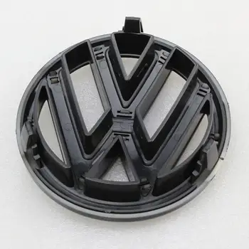 130mm/100mm Spīdīgi Melnu Priekšējo Režģi, Aizmugures Bagāžnieka Vāks Emblēmas Nozīmīti Nomaiņa Automašīnas Logo, Emblēmas uz Volkswagen Jetta MK6 2011. -. gadam