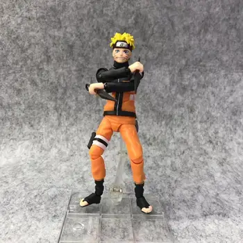 14cm Naruto Shippuden Anime Skaitļi Uzumaki Naruto Trīs Paaudzes PVC Rīcības Attēlu Kolekcija Modeli, Rotaļlietas, Dāvanas,