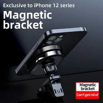 15W Magnētisko Bezvadu Lādētāju, Automašīnas Magnētisko Pamatni Houlder Tikai iPhone 12 / 12 Pro / 12 Pro Max / 12 mini (Bez Auto Uzlādes Adapteri