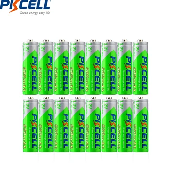 16PCS PKCELL AA Uzlādējamas baterijas 600mah 1,2 v NIMH aa zema sevis iztukšošanas precharge baterijas 2a uzlādējams batteria 30049