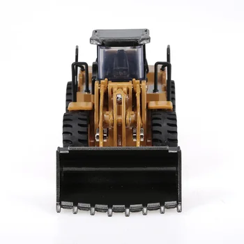 1714 1:50 HUINA Die-Cast Sakausējuma Buldozers Projektēšana Kravas automašīnu Statisko Modeli, Celtniecības mašīnu Izglītojošas Rotaļlietas Bērniem Bērniem