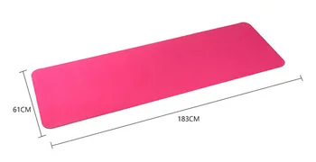 183*61cm 6mm Bieza Dubultā Krāsu neslīdoša TPE Jogas Paklājiņš Kvalitātes Izmantot Sporta Mat Fitnesa Zāle Mājas Garšas Pad