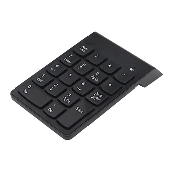 18Keys Mini Ciparu Klaviatūra Ultra Slim Numurs Pad 2.4 G Bezvadu Tastatūras USB Ciparu Tastatūra iMac par MacBook Air Portatīvo DATORU