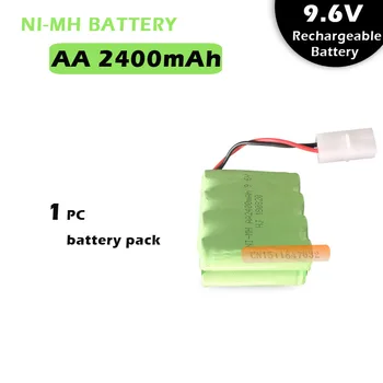 1gb 2400mah ni-mh bateria 9.6 v rc akumulatora 9.6 v nimh baterijas 8x aa izmēra ni mh pilas recargables 9.6 v iepak par rc auto rotaļu akumulators
