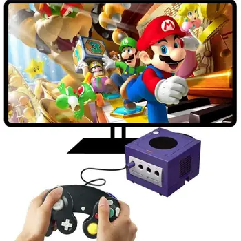 1gb Vadu Vibrācijas Gamepad Kursorsviru, Nintendo GameCube Kontrolieris Nintendo NGC & Wii U Konsoli Joypad Spēle Spilventiņu