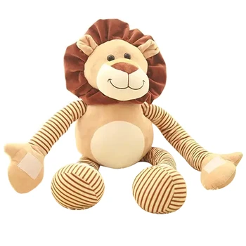 1pc 45cm Bērniem Pildījumu Rotaļlieta dzimšanas dienas dāvana lelle, baby plīša rotaļlietas, Rokas un kājas var būt izstiepts plīša Lauva