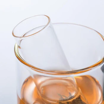 1PC Korķa Stikla Pudele ar Caurspīdīgu Tējas Sietiņš Mini Tukša Pudele Tējas Infuser Caurule Alus Mēģenē Mājas Puse Birojs
