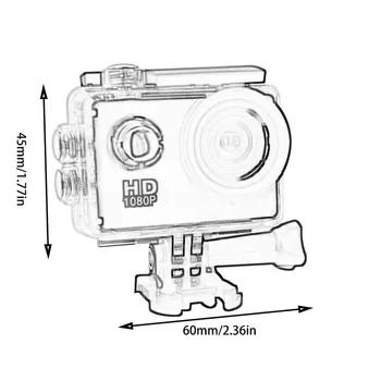 2,0 COLLU divu Ekrānu, WiFi, Sporta DV Action Camera Waterproof Camera 75331