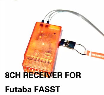 2.4 GHz 8CH FT8RSB Uztvērējs Futaba FASST Saderīgu 277