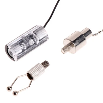 2,5 mm LED Zvejas Ķert Bite Signalizācijas Ķēdes lluminated Pakaramais Swinger Indikators