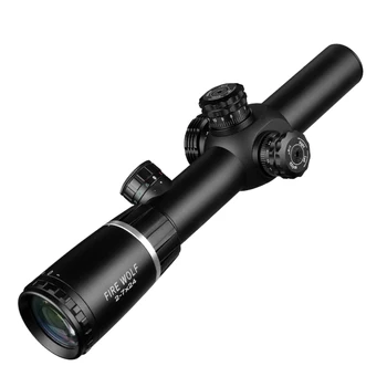 2-7X24 Jaunu Riflescopes Šautene Jomu Medību Jomu w/ Stiprinājumi Bezmaksas piegāde