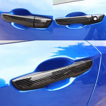 2 Krāsas Honda Civic Sedans Hečbeks 2016 2017 2018 Jaunu ABS Chrome Durvju Roktura Vāciņš Melns Pārklājums Auto Stils Molding