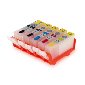 20 21 PGI-220 CLI-221 5colors uzpildāmas tintes kasetnes ar LOKA čipu CANON PIXMA IP3600/IP4600/IP4700/MP540/MP560 printeri