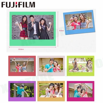 20 Filmas Fujifilm Instax Varavīksnes Plašu Instant Balto Malu, Lai Fuji Fotokameru 100 200 210 300 500AF Lomography foto