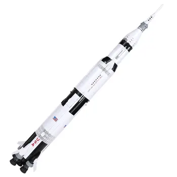 2009PCS Dziļā Kosmosa Raķešu Sērijas Apollo Saturn Celtniecības Bloki, Palaišana Kosmosā Modelis Saderīgu izglītības Rotaļlietas bērniem 29897