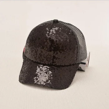 2018 JAUNU Vizuļi Beisbola cepure Sieviešu Regulējams Klp Atstarojošs Vizuļi Modes Snapback Vasaras pavasara cepure casquette