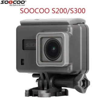 2018 SOOCOO S200 S300 Oriģinālu Action Camera Waterproof Gadījumā Atbalsta touch screen Niršanas Korpuss Ūdensnecaurlaidīgs Lodziņā Piederumi
