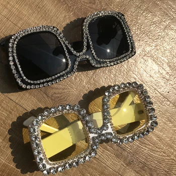 2019 jaunu diamond oval retro modes Eiropā un Amerikā, dāmas personības brilles UV400 17636