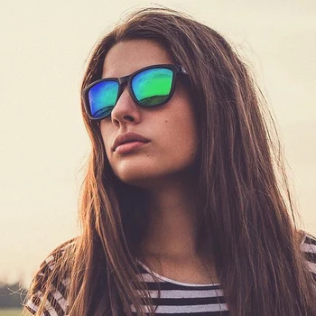2019 Jaunu Modes Zaļās Saulesbrilles sieviešu polarizētās saulesbrilles, Kvadrātveida Saules Brilles briļļu Oculos De Sol UV400