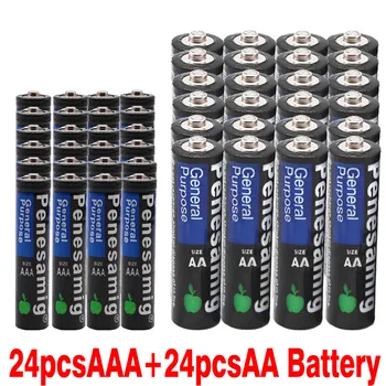 2020 daudz 1.5 V AAA Battery 3a Sārma Cinka Oglekļa LR03 SUM4 un 1,5 v aa baterijas 2a Sārma Akumulatoru Sausu