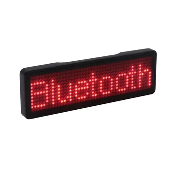 2020. gadam pilnībā jaunu bluetooth LED nosaukumu žetons atbalsta multi-valodas multi-programma, mazs LED displejs, HD teksts, cipari modelis displejs