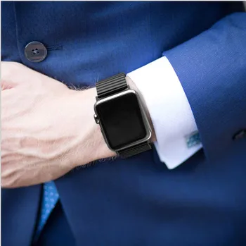 2020 Nerūsējošā Tērauda Stiept Watchbands Apple Skatīties 6 Joslas SE 44mm 40mm Siksna iWatch Series 5 4 3 Applewatch 42mm 38mm