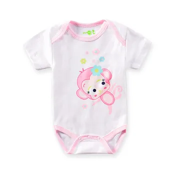 2020 NEW Baby zēni meitenes Romper īsām piedurknēm zīdaiņu kombinezonus Jumpsuit Bērnu kokvilnas Kombinezonus Bērnu vasaras Apģērbu mix dizains 57147